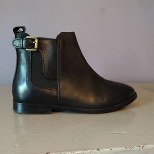 Topshop Chelsea black ankle boots like new